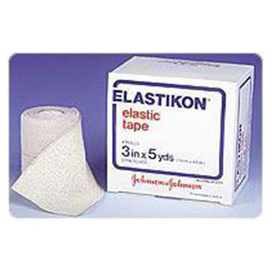 Tape Athletic Elastikon Cotton/Elastic 3"x2.5yd Adhesive Tan 4/Bx, 12 BX/CA